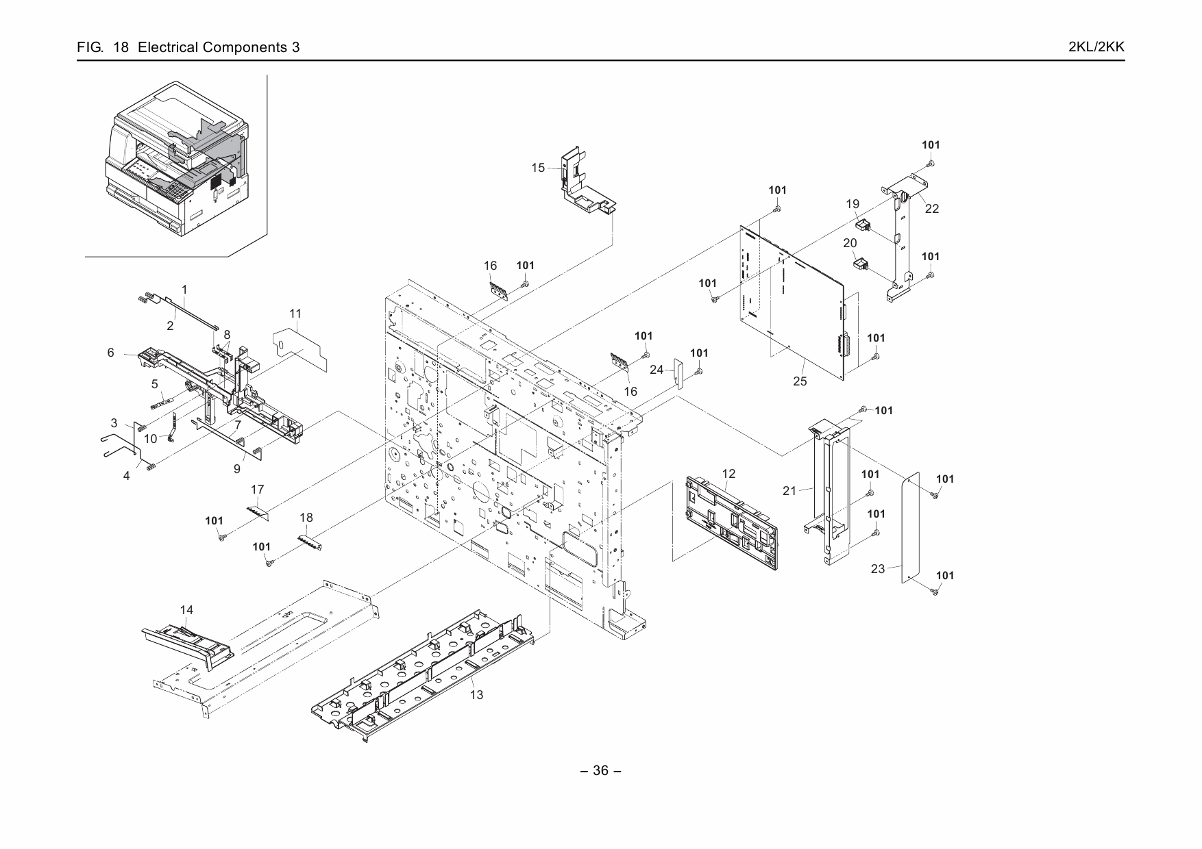 KYOCERA MFP TASKalfa-180 220 Parts and Service Manual-6